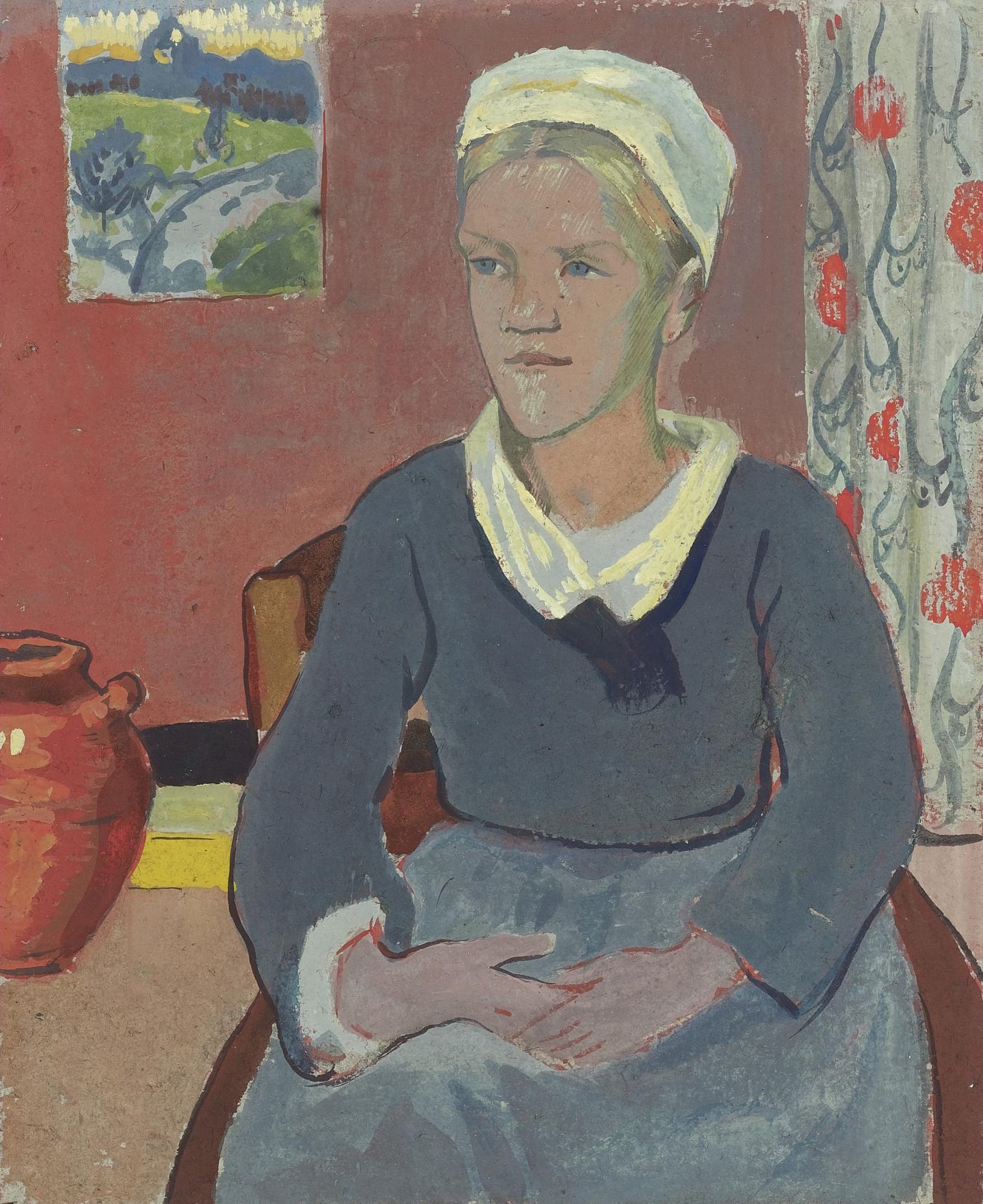 色彩原始浓烈主题 - 无具体名字 - 色彩浓烈展现人物状态 