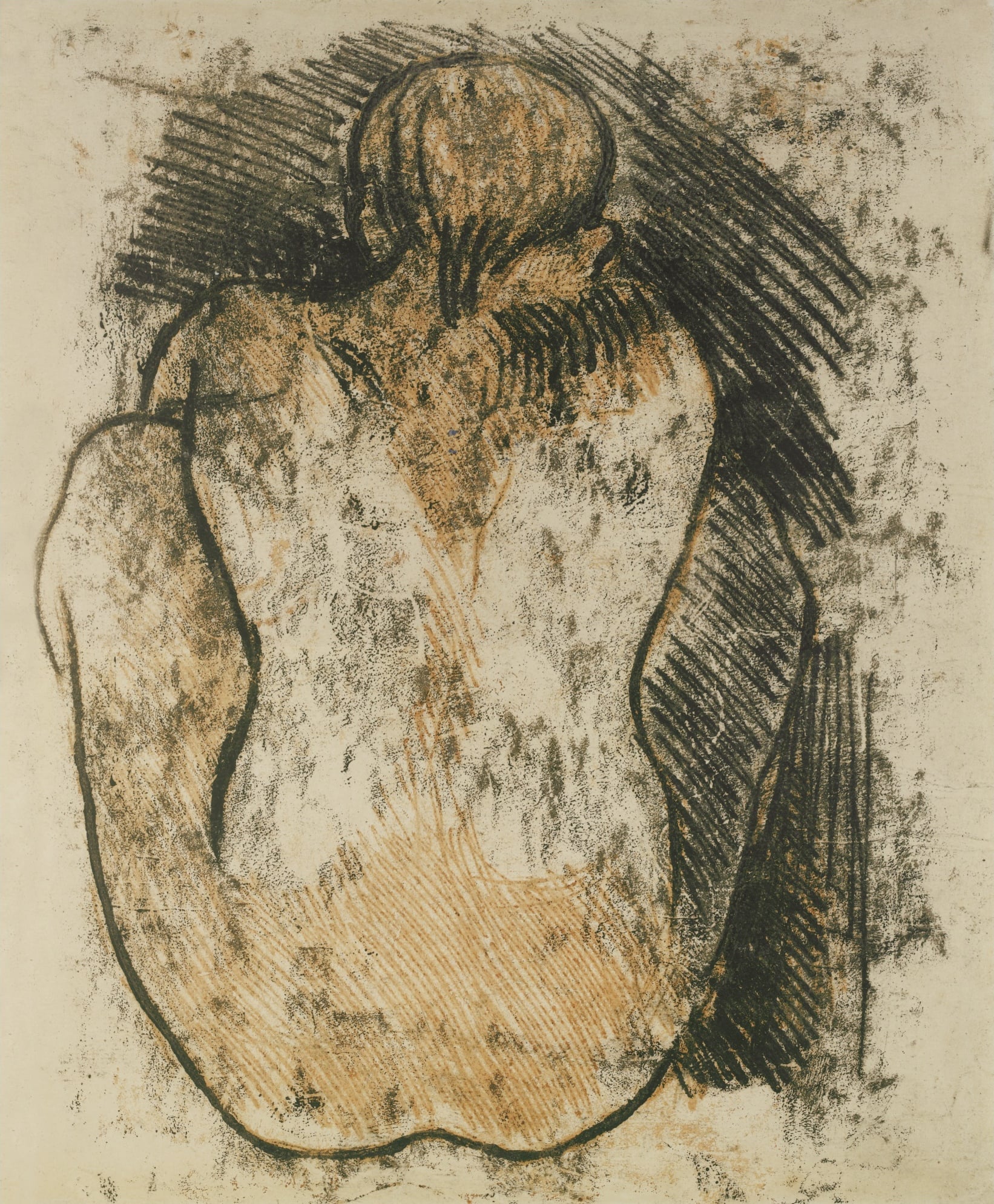 其他 - 无明确名字 - 简洁勾勒人物背部形态 