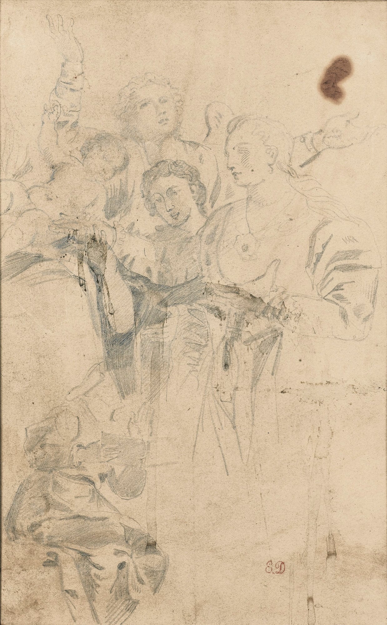 其他 - 无明确名称 - 人物姿态各异的素描