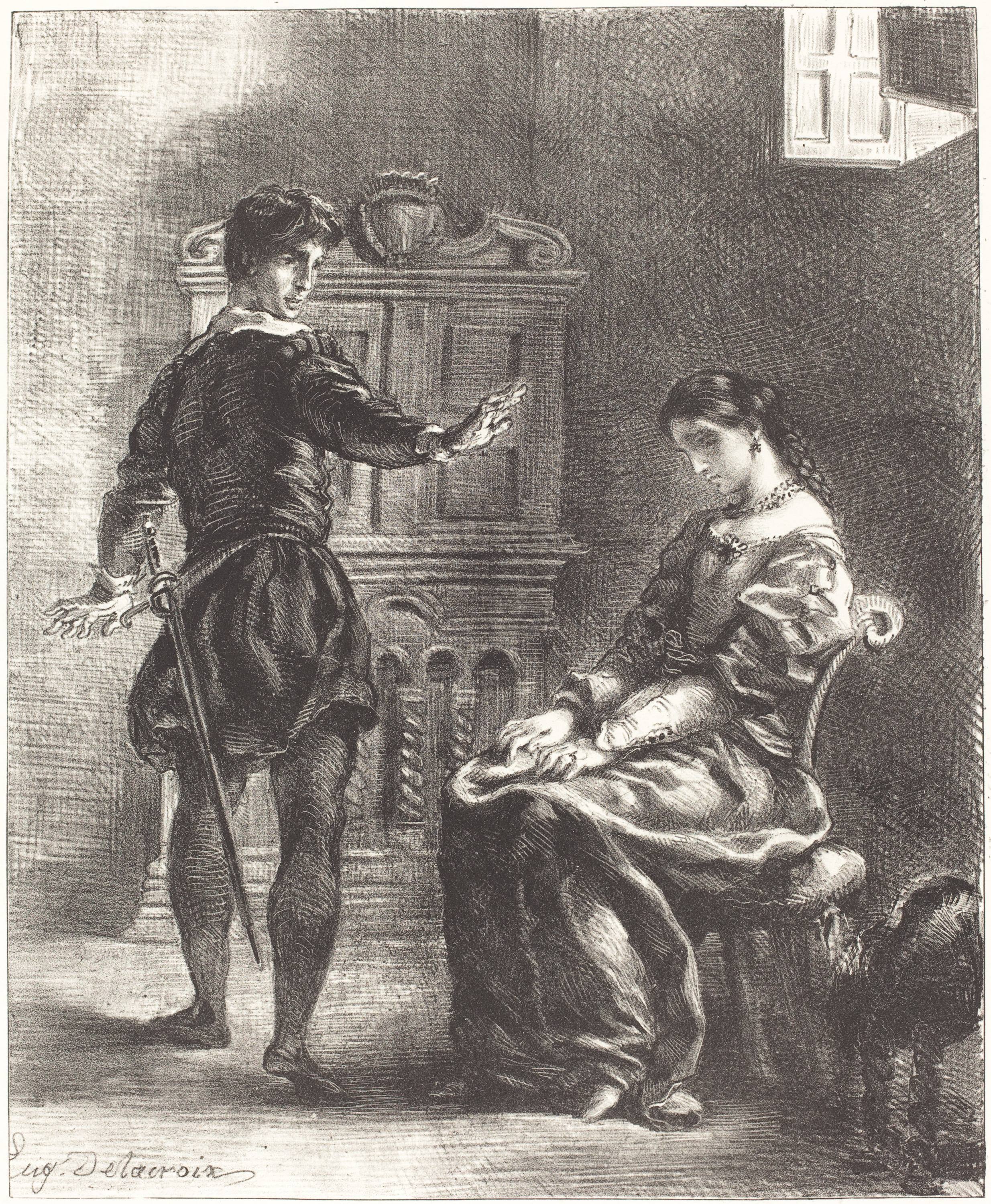 浪漫主义情感主题 - 未知 - 男女间的情感互动场景 