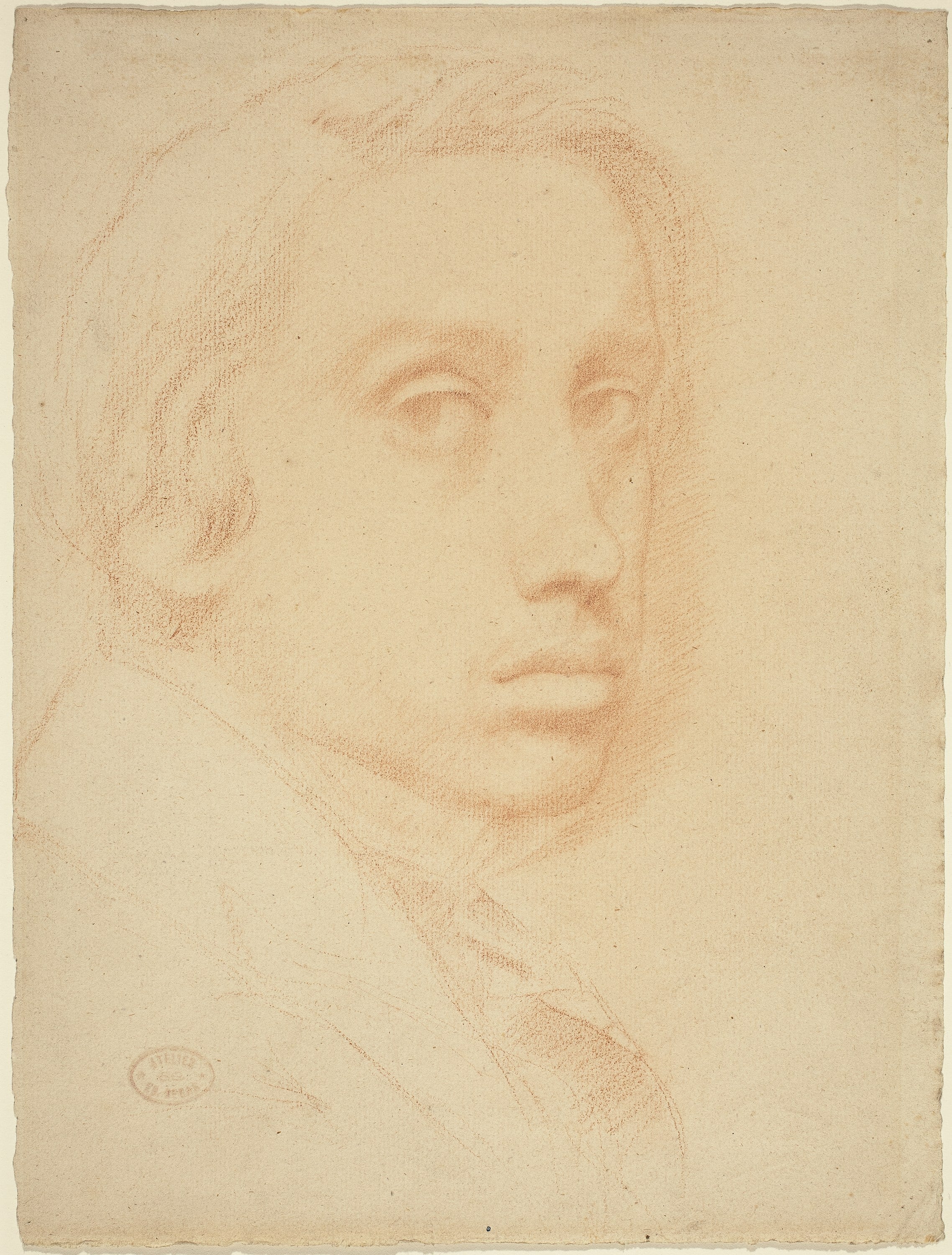 人物肖像神态主题 - 未知 - 描绘人物面部神态特征 