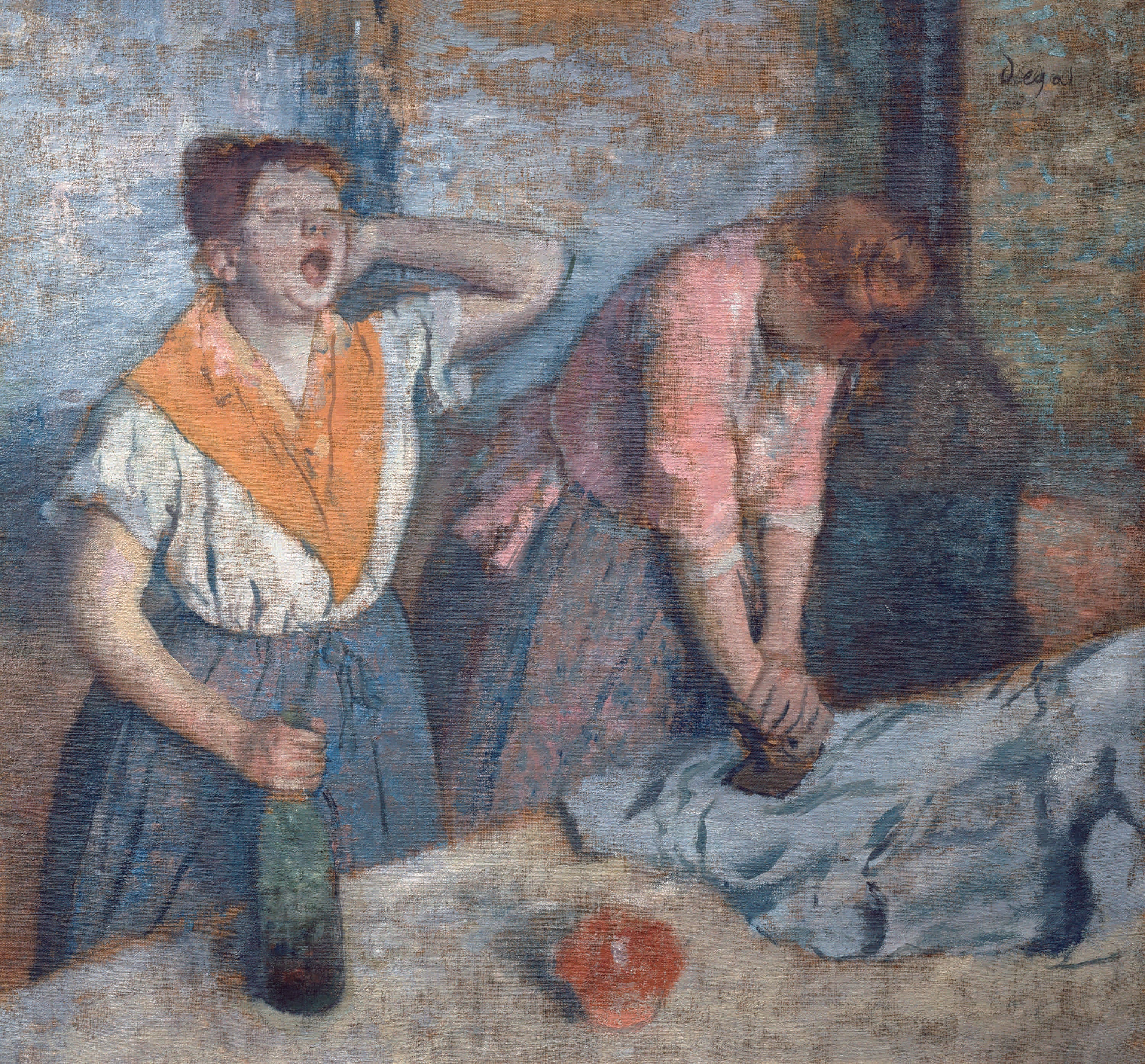 室内生活场景主题 - 洗衣妇 - 展现洗衣妇女劳作瞬间 