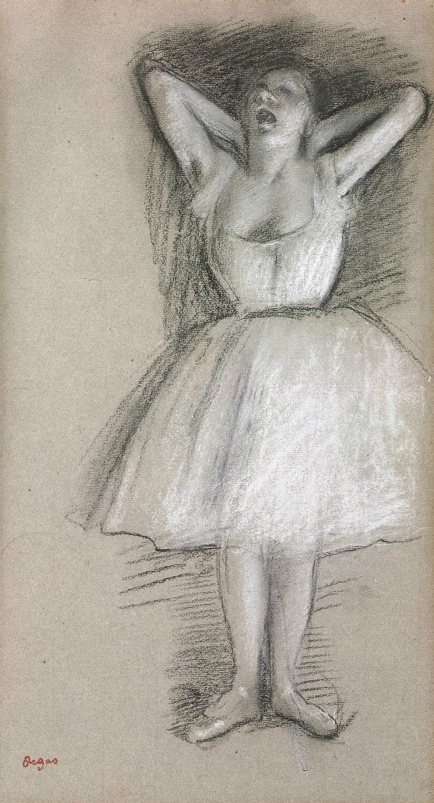 芭蕾舞女动态主题 - 休憩的芭蕾舞者 - 展现舞女休憩放松姿态 