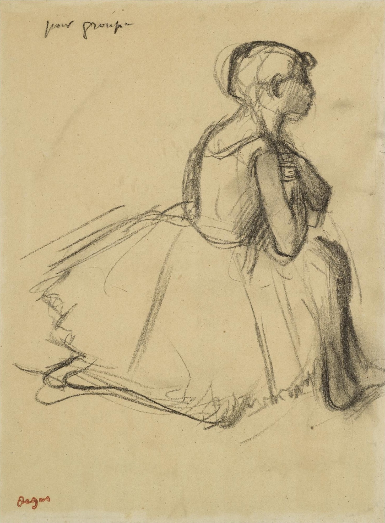 芭蕾舞女动态主题 - 未命名芭蕾女速写 - 描绘芭蕾舞者动态身姿 