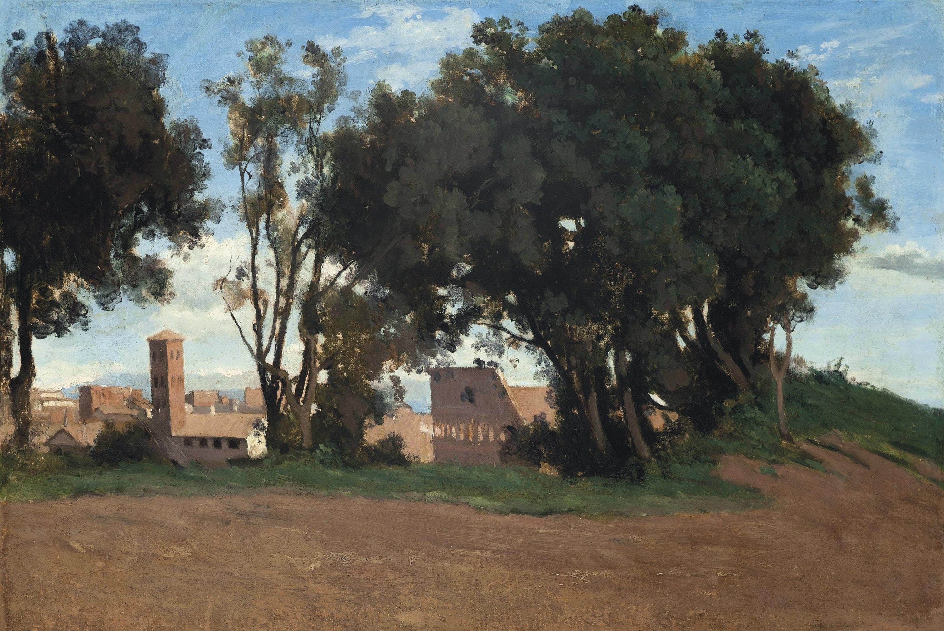 田园诗意风景主题 - 罗马郊外风景 - 郊外风光展现田园诗意 