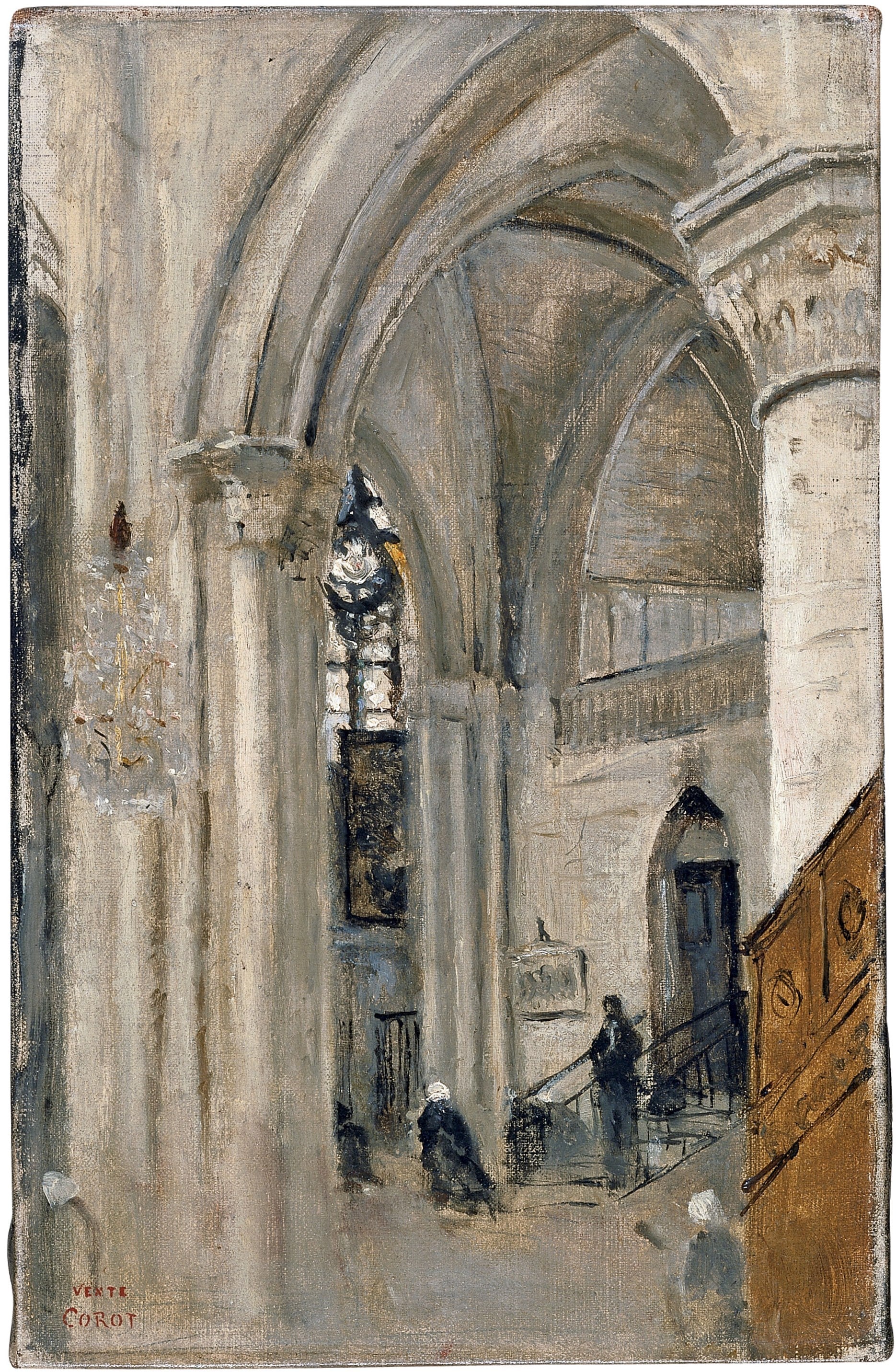 其他 - 未知名教堂内景画作 - 展现教堂内的静谧场景 