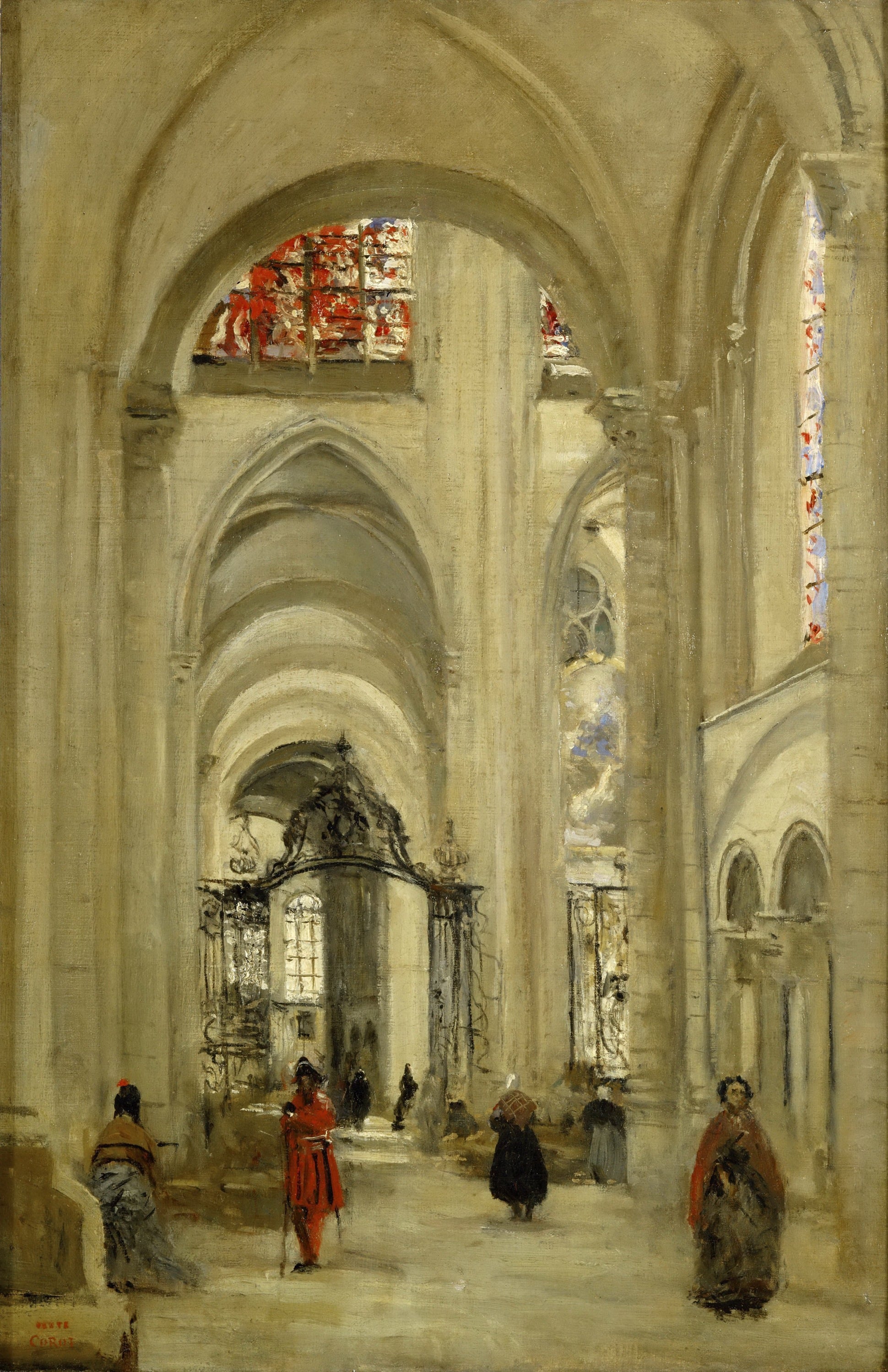 其他 - 教堂内景 - 描绘教堂内人物与建筑 