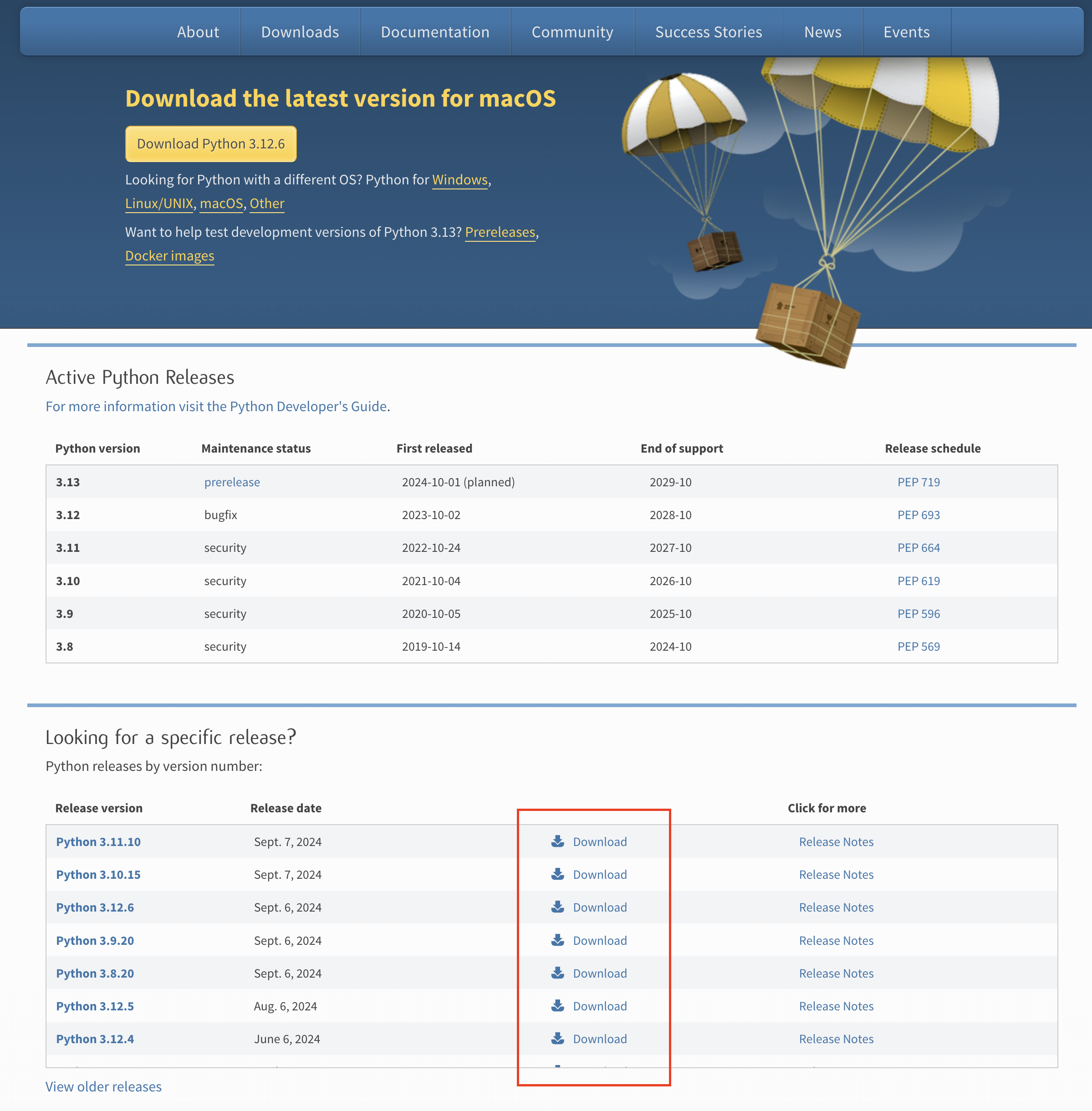 找到对应的版本 找到对应的版本