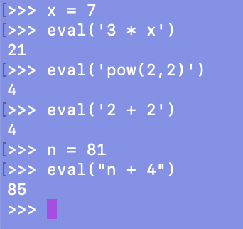 math库eval方法使用