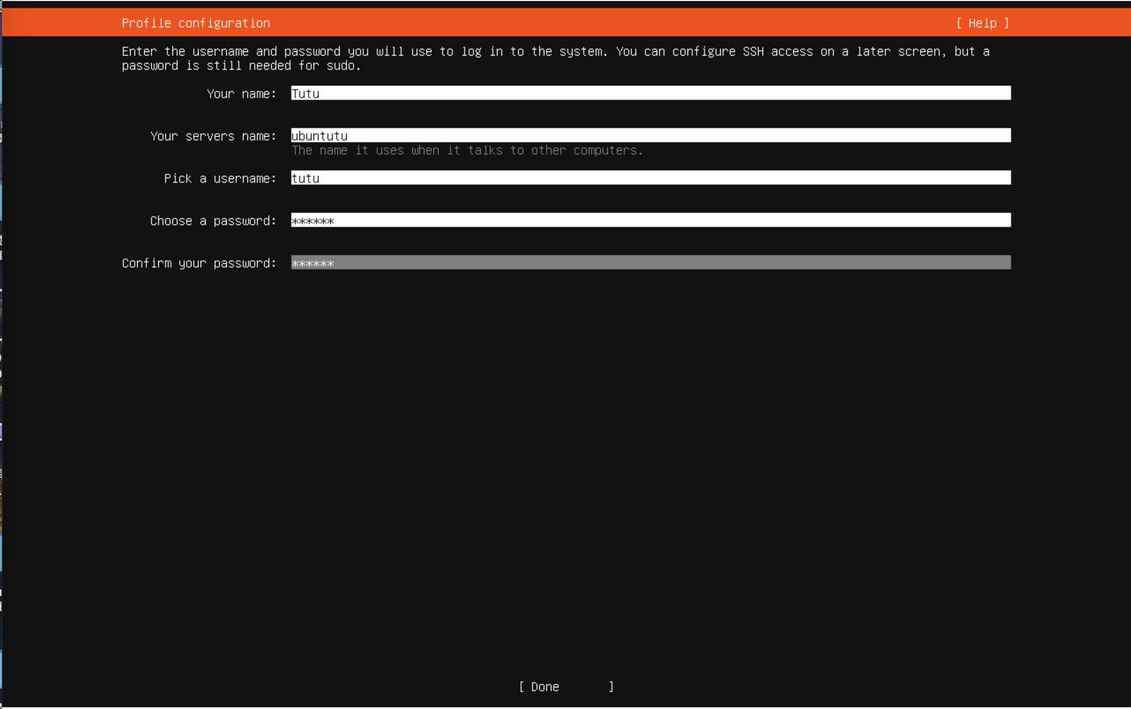 创建用户名 创建用户名
